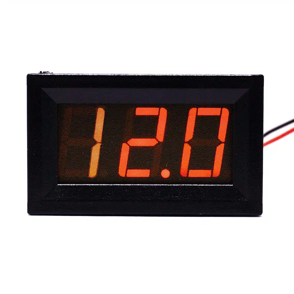 Universele voltage display rood