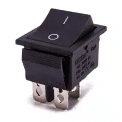 Schakelaar aan uit zwart 31mm x 25mm