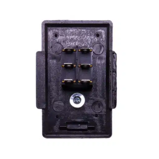 Voetpedaal zwart groot 6 pin - Afbeelding 3