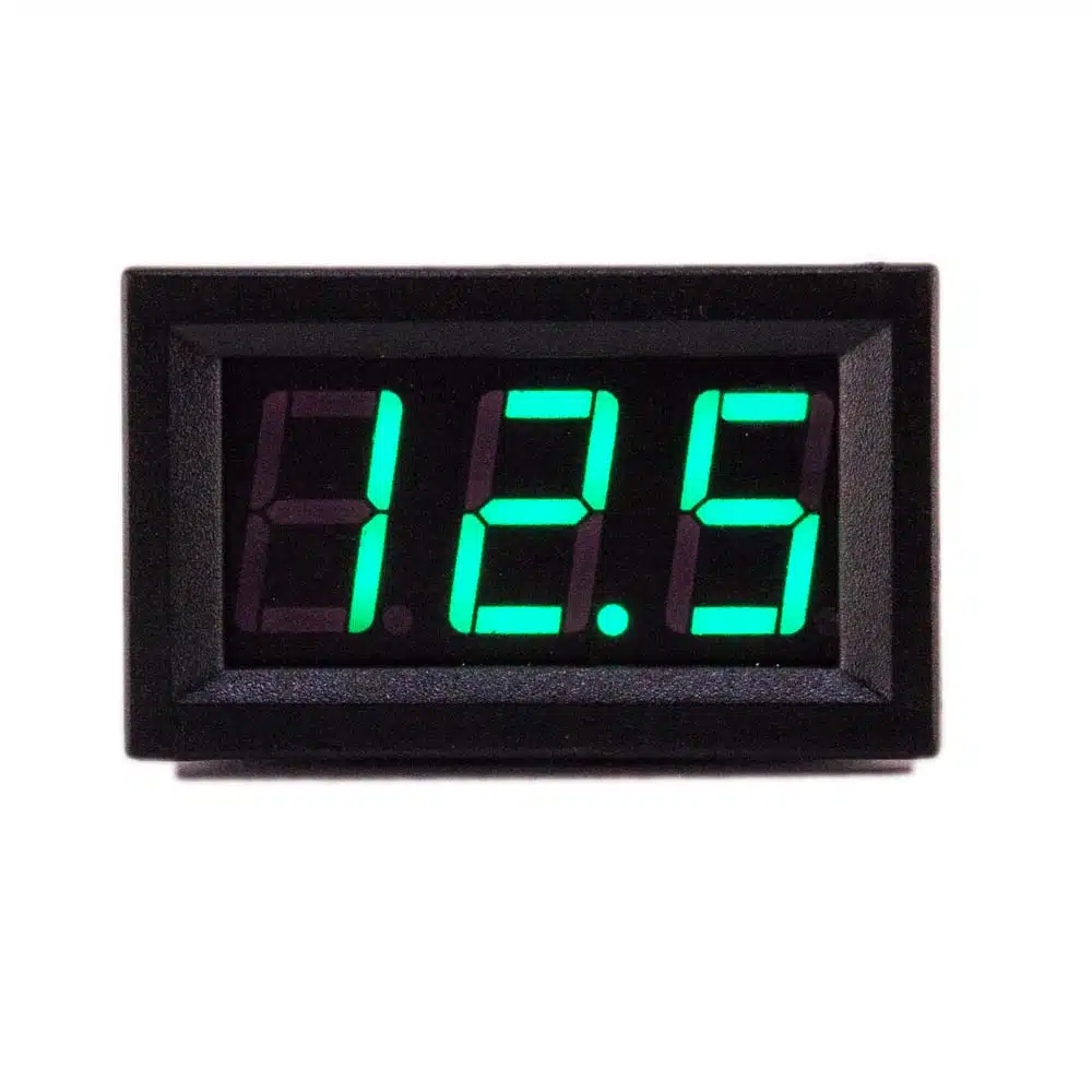 Display voltage groen