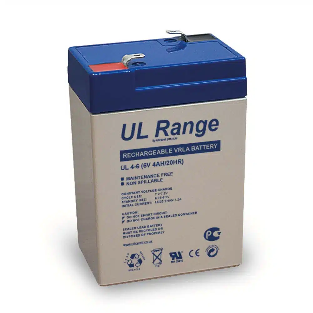 6 Volt 4.5Ah accu voor Kinderauto Kindermotor Kindertractor | UltraCell
