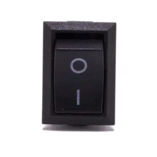 Schakelaar aan uit zwart 21mm x 15mm - Afbeelding 3