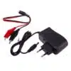 Universele 6V druppellader 5.5 x 2.1mm met krokodillenklemmen