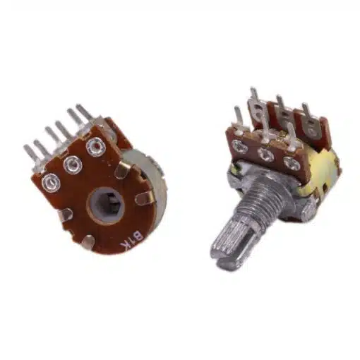 B250K Potentiometer 6 pin 250K ohm - Afbeelding 2