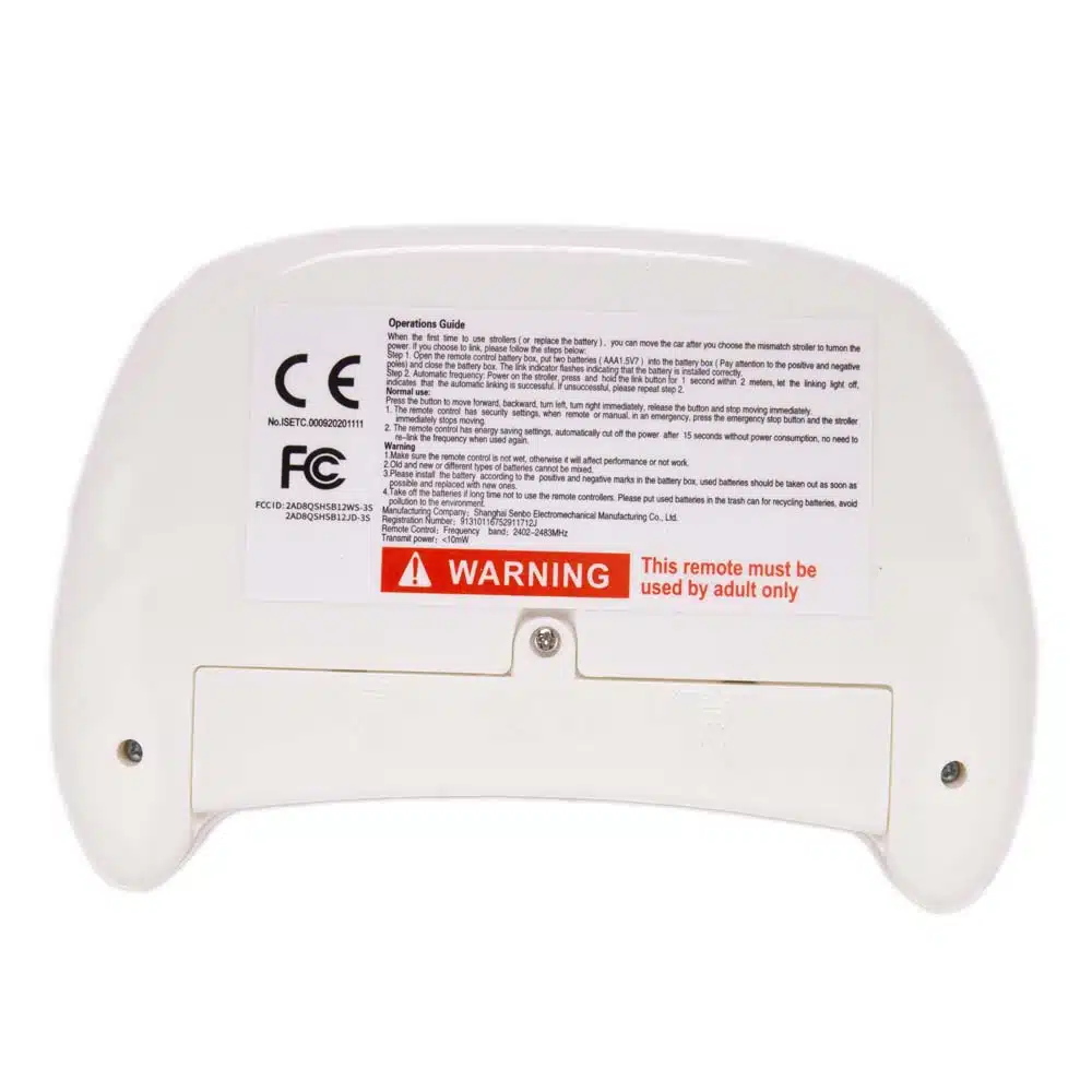 Afstandsbediening 2.46 Ghz wit/blauw - Afbeelding 2