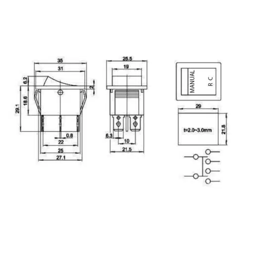 Schakelaar MANUAL RC - Afbeelding 5