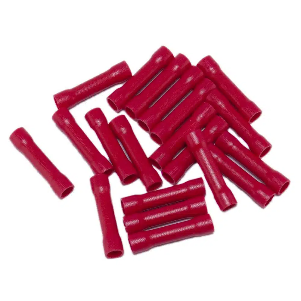 AMP verbinder stekkers rood (20 stuks) - Afbeelding 4