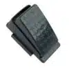 Voetpedaal zwart klein 2 pin