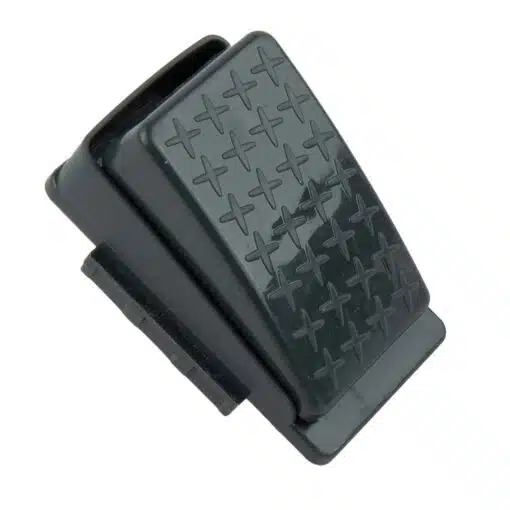 Voetpedaal zwart klein 2 pin