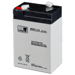 6V 5Ah AGM Accu voor Elektrische Kinderauto – MWS 5-6